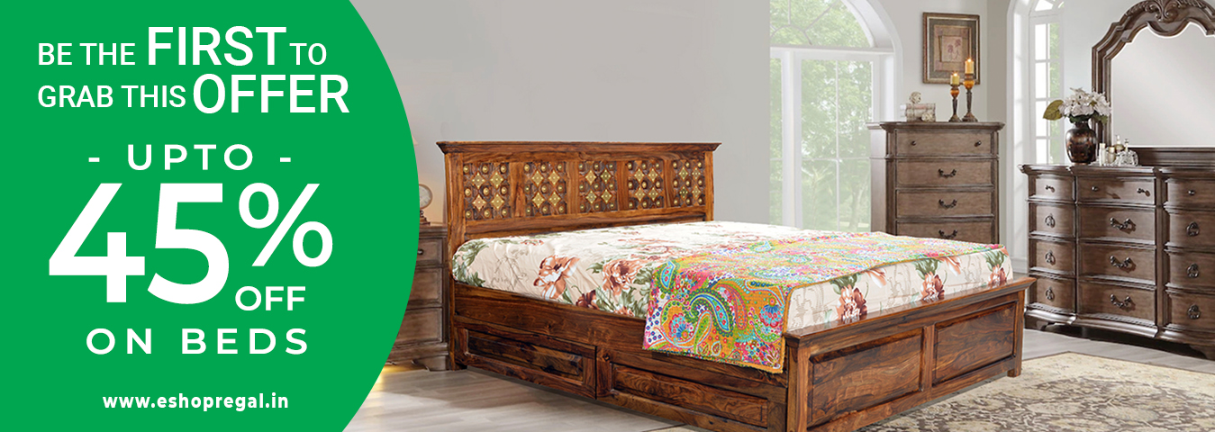 Sale Flat 45% discount on king size beds queen size bed single bed wooden bed in pune bangalore indor jaipur